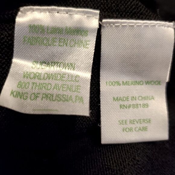 Lilly Pulitzer Devlin Merino Wool Shift Sweater Dress Black Size XS - Picture 9 of 9